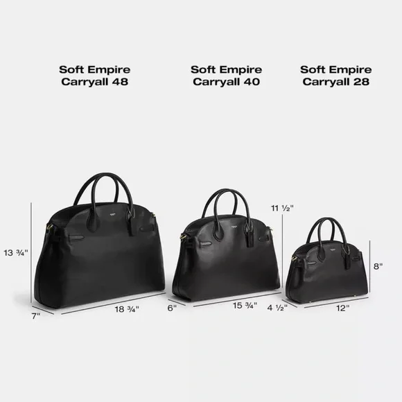 Coach Empire 28 Carryall in Black - Picture 11 of 11
